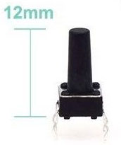 interruttori a pulsante tattile 6 * 6 * 12mm