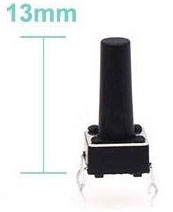 interruttori a pulsante tattile 6 * 6 * 13mm