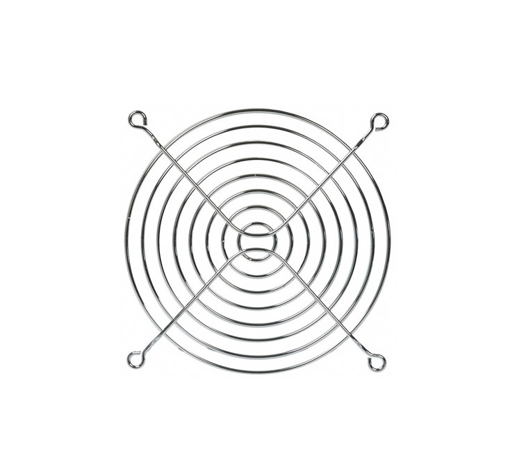 Griglia di protezione per ventola 80x80mm