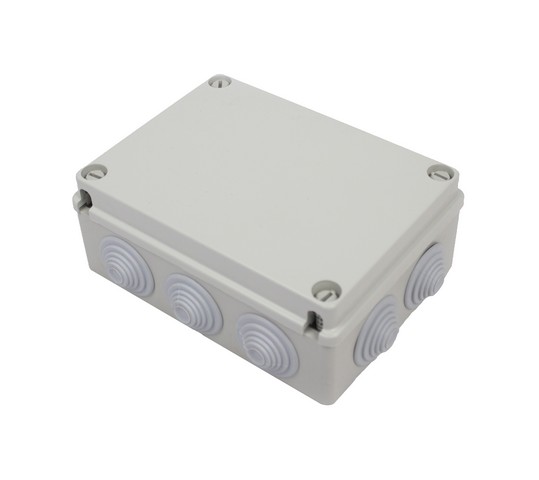 CASSETTA  DERIVAZIONE PASSACAVI 150X110X75 COPERCHIO BASSO VITE IN ACCIAIO INOX