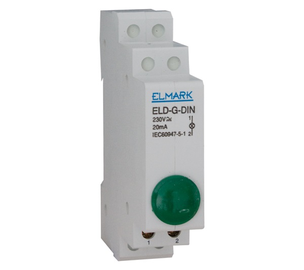 LAMPADA PER STECCA-DIN ELD-Y-DIN 230V GIALLA