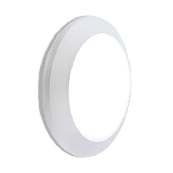 BERTA APPLIQUE E27 IP66 BIANCO IN RESINA