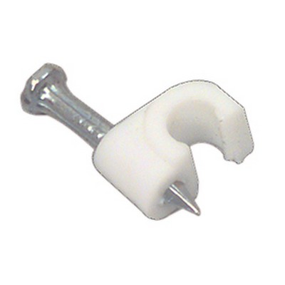 Clips 6 mm flessibili universali per cavo rotondo  100PZ