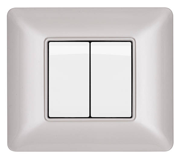 Placca Tecnopolimero T3-Joy M5002-06 2P Sabbia