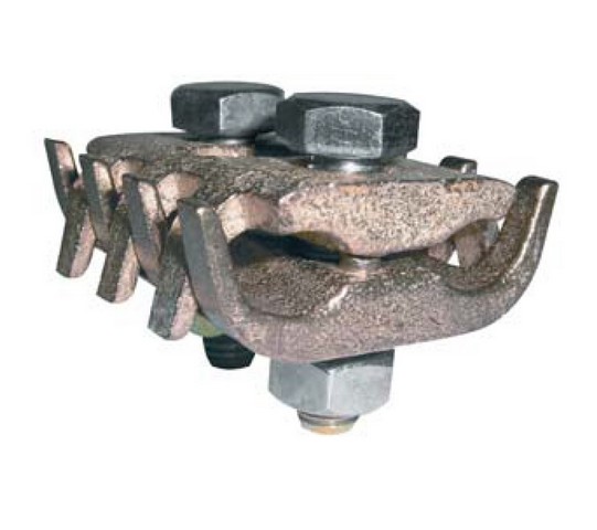 Morsetto a pettine 3-5 mm 2 viti da 6 a 10 mmq
