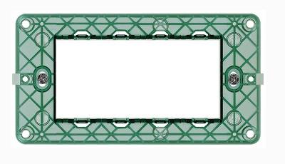 Supporto T2-Gem Z6004 4P  Compatibile Vimar Plana
