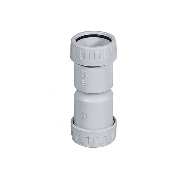 MANICOTTO  DI GIUNZIONE D.32  IP65 RAL7035