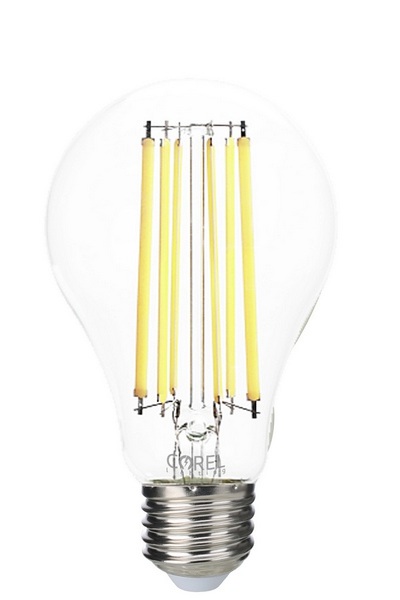 LAMPADINA A LED A FILAMENTO G45 CHIARA 6W E14 3000K
