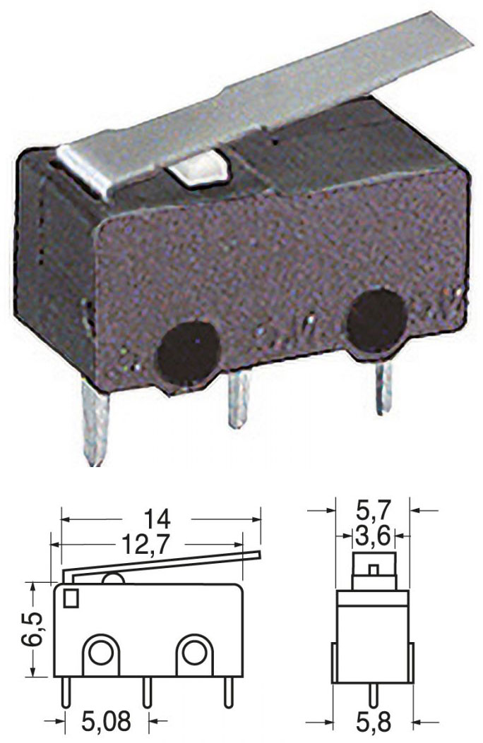 MICRODEVIATORE CON LEVA CORTA