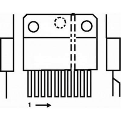 CIRC.INT.TDA7294V-ST  PWR AMP 2X100W