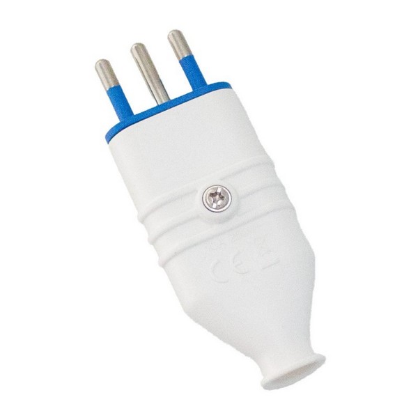 ECOVA SPINA ANTISCHIACCIAMENTO 10A 2P+T IN PVC, BIANCA- SKU: ECO33361