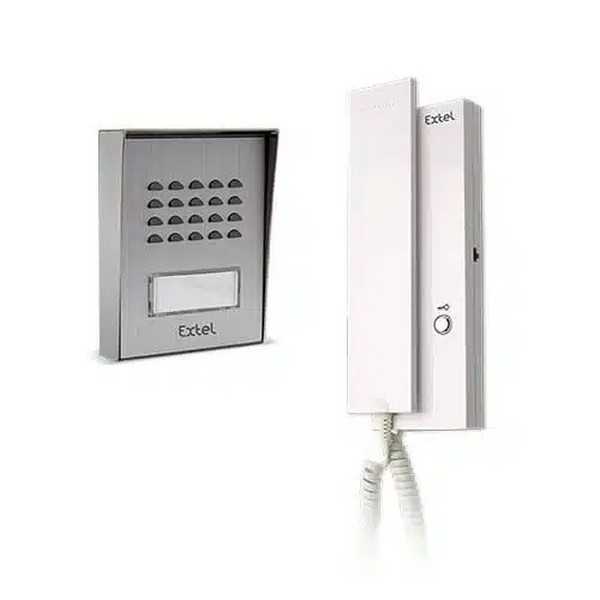 Citofono a 2 fili + 2 comandi per serrature elettriche - WEPA 401 LC3 - Extel - 710019